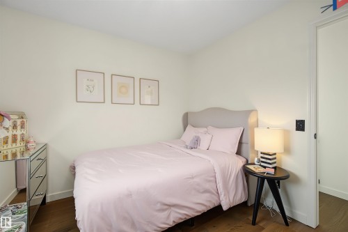 Wood-finish flooring throughout - 15 450 Hyndman Crescent, Edmonton, AB 