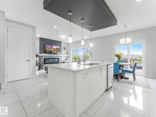 12 Sandalwood Place, Leduc, AB - Indoor Photo Showing Kitchen With Upgraded Kitchen