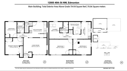 Floor plan - 12005 40 St, Edmonton, AB 