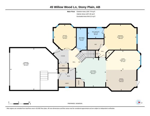Floor plan - 45 Willow Wood Lane, Stony Plain, AB 