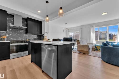 1538 Grant Way Nw, Edmonton, AB - Indoor Photo Showing Kitchen With Upgraded Kitchen