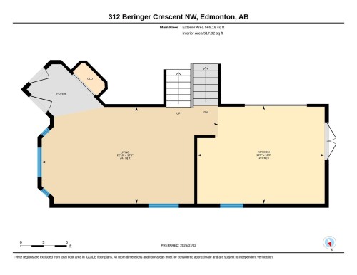 Floor plan - 312 Beringer Crescent, Edmonton, AB 