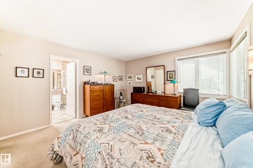 Direct access to ensuite bathroom - 7930 111 Street, Edmonton, AB - Indoor Photo Showing Bedroom