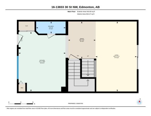 Floor plan - 16 13833 30 Street, Edmonton, AB 