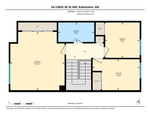 Floor plan - 16 13833 30 Street, Edmonton, AB 
