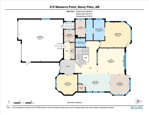 Floor plan - 215 Westerra Point(E), Stony Plain, AB 