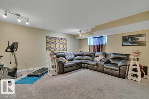 Spacious basement family room - 6042 214 Street, Edmonton, AB - Indoor