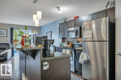 6042 214 Street, Edmonton, AB - Indoor Photo Showing Kitchen With Upgraded Kitchen