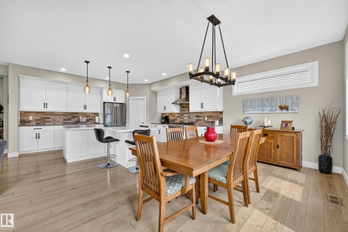 3803 48 Avenue, Beaumont, AB - Indoor Photo Showing Dining Room