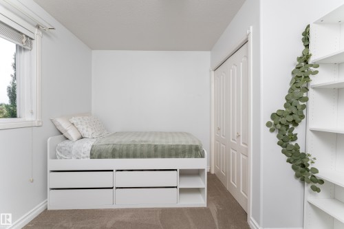 Bright room featuring neutral walls and plush carpeting - 183 Dechene Road, Edmonton, AB 