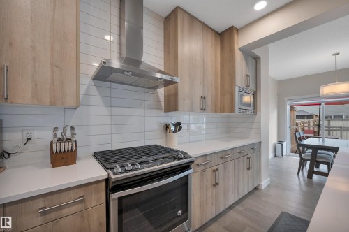 20709 99A Avenue, Edmonton, AB - Indoor Photo Showing Kitchen With Upgraded Kitchen