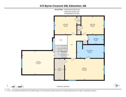 Floor plan - 572 Byrne Crescent, Edmonton, AB 