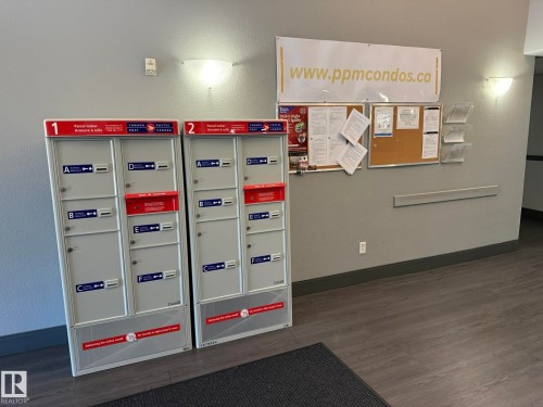 Mail locker system with multiple compartments - 205 3425 19 Street, Edmonton, AB 