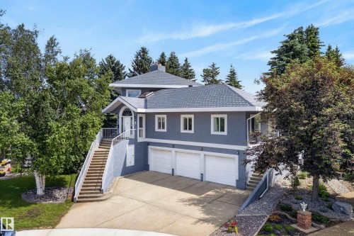 with tons of parking and gentle curbing - 17 High Ridge Crescent, Sherwood Park, AB 
