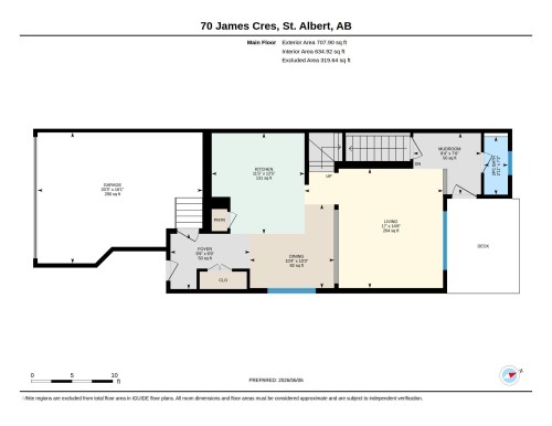 Floor plan - 70 James Crescent, St. Albert, AB 