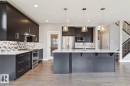 2545 Amerongen Crescent, Edmonton, AB  - Indoor Photo Showing Kitchen With Stainless Steel Kitchen With Upgraded Kitchen 
