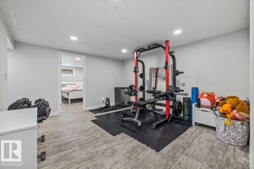 8523 143 Street, Edmonton, AB - Indoor Photo Showing Gym Room