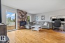 8523 143 Street, Edmonton, AB  - Indoor Photo Showing Living Room With Fireplace 