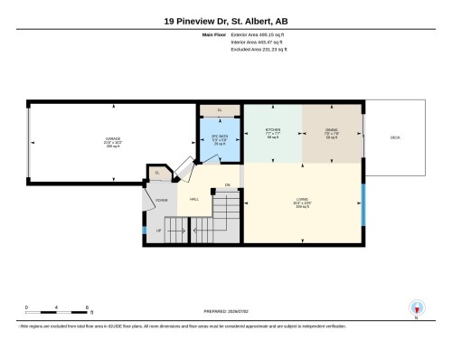 Floor plan - 19 Pineview Drive, St. Albert, AB 
