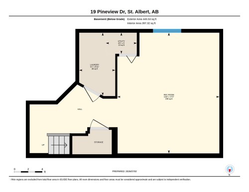 Floor plan - 19 Pineview Drive, St. Albert, AB 
