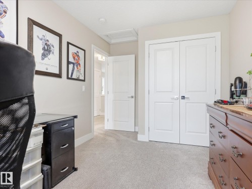 Light-colored carpeting complementing neutral wall tones - 12820 68 Street, Edmonton, AB - Indoor