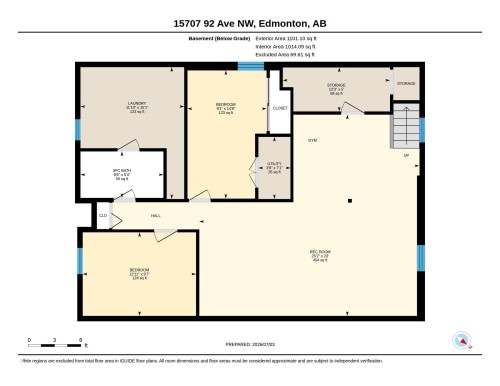 Floor plan - 15707 92 Avenue, Edmonton, AB 