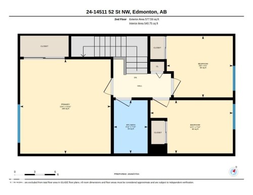 Floor plan - 24 14511 52 Street, Edmonton, AB 