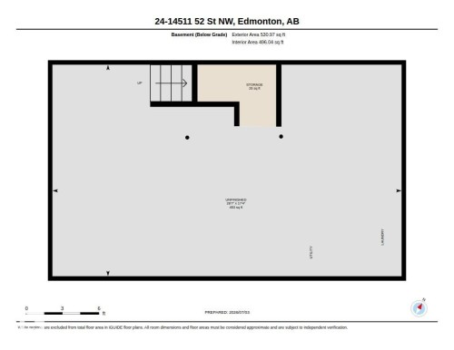 Floor plan - 24 14511 52 Street, Edmonton, AB 