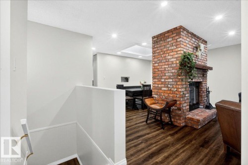 19016 92 Avenue, Edmonton, AB - Indoor Photo Showing Other Room With Fireplace