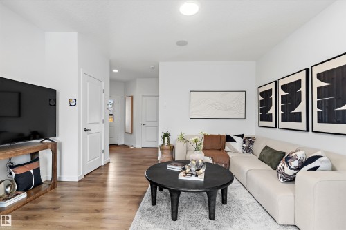 8907 Elves Loop Nw, Edmonton, AB - Indoor Photo Showing Living Room