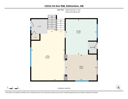 Floor plan - 11512 24 Avenue, Edmonton, AB 