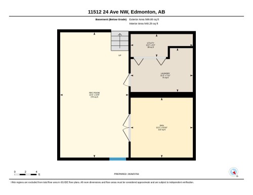 Floor plan - 11512 24 Avenue, Edmonton, AB 