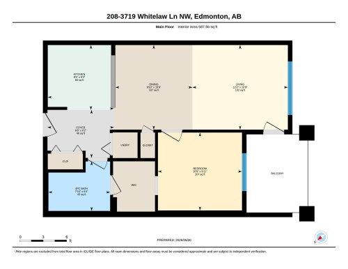 Floor plan - 208 3719 Whitelaw Lane, Edmonton, AB 