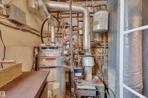 Utilities featuring water heater and a heating unit - A49375 Rr 243, Rural Leduc County, AB 