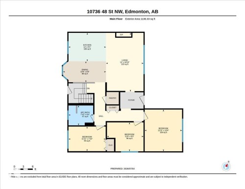 Floor plan - 10736 48 Street, Edmonton, AB 
