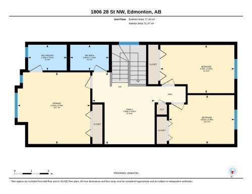Floor plan - 1806 28 Street Nw, Edmonton, AB 