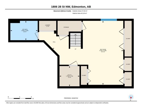 Floor plan - 1806 28 Street Nw, Edmonton, AB 