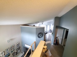 Upper-level perspective showcasing interior architectural features - 