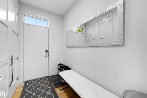 Side entrance mud room. - 7814 142 Street, Edmonton, AB 