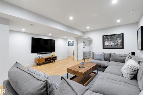 Need more space to host the big game? The basement area is ideal for just that. - 7814 142 Street, Edmonton, AB 