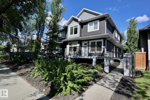 #4 12207 96 St Nw Nw, Edmonton, AB - Outdoor With Deck Patio Veranda