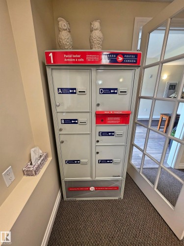 Interior Parcel Box in Social Room - 205 4614A Lakeshore Drive, St. Paul Town, AB 