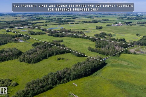 Expansive agricultural land featuring a mix of open fields and mature tree lines - 860 41 Avenue, Edmonton, AB 