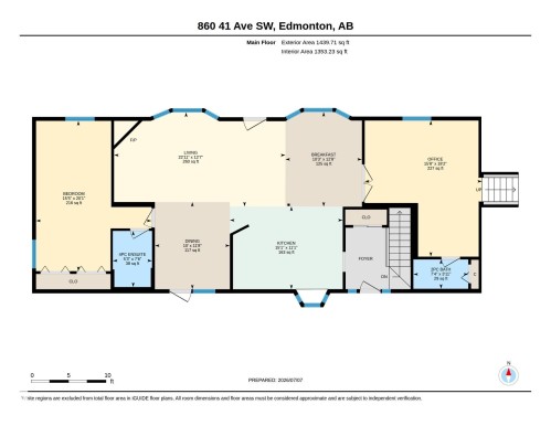 Floor plan - 860 41 Avenue, Edmonton, AB 
