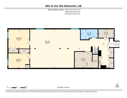 Floor plan - 860 41 Avenue, Edmonton, AB 