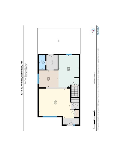 Floor plan - 1311 30 Avenue, Edmonton, AB 