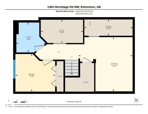Floor plan - 30 1404 Hermitage Road, Edmonton, AB 