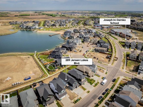 289 Jensen Lakes Boulevard, St. Albert, AB - Outdoor With Body Of Water With View