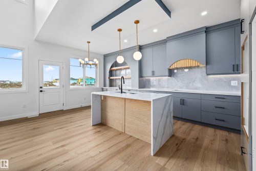 6 Enns Court, Fort Saskatchewan, AB - Indoor Photo Showing Kitchen With Upgraded Kitchen