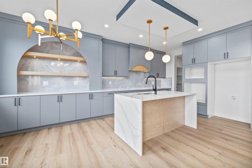 6 Enns Court, Fort Saskatchewan, AB - Indoor Photo Showing Kitchen With Upgraded Kitchen